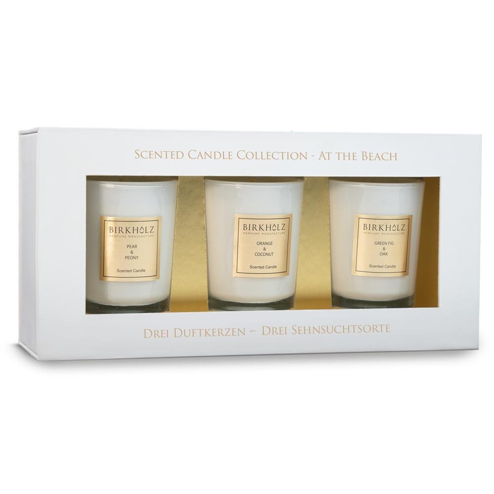 At the Beach Scented Candles Set - Birkholz Perfume Manufacture