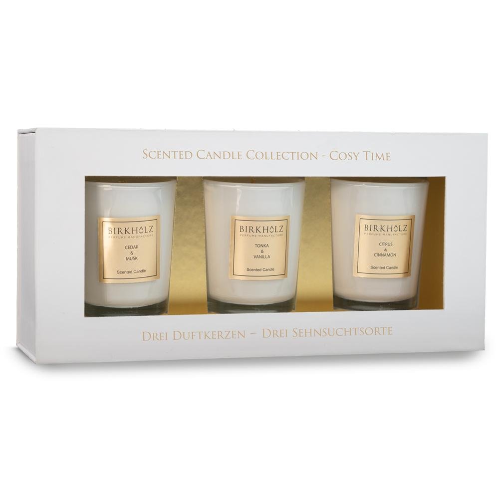 Cosy Time Scented Candles Set - Birkholz Perfume Manufacture