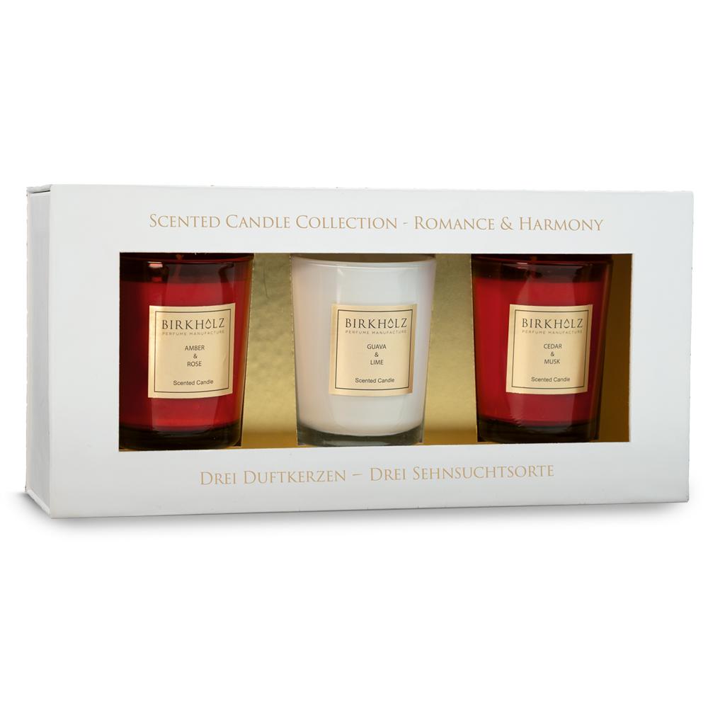 Romance & Harmony Scented Candles Set - Birkholz Perfume Manufacture