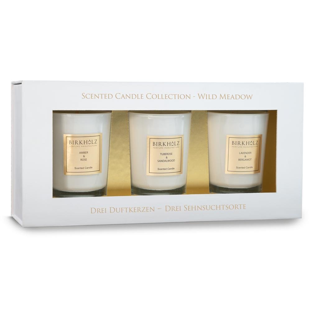 Wild Meadow Scented Candles Set - Birkholz Perfume Manufacture