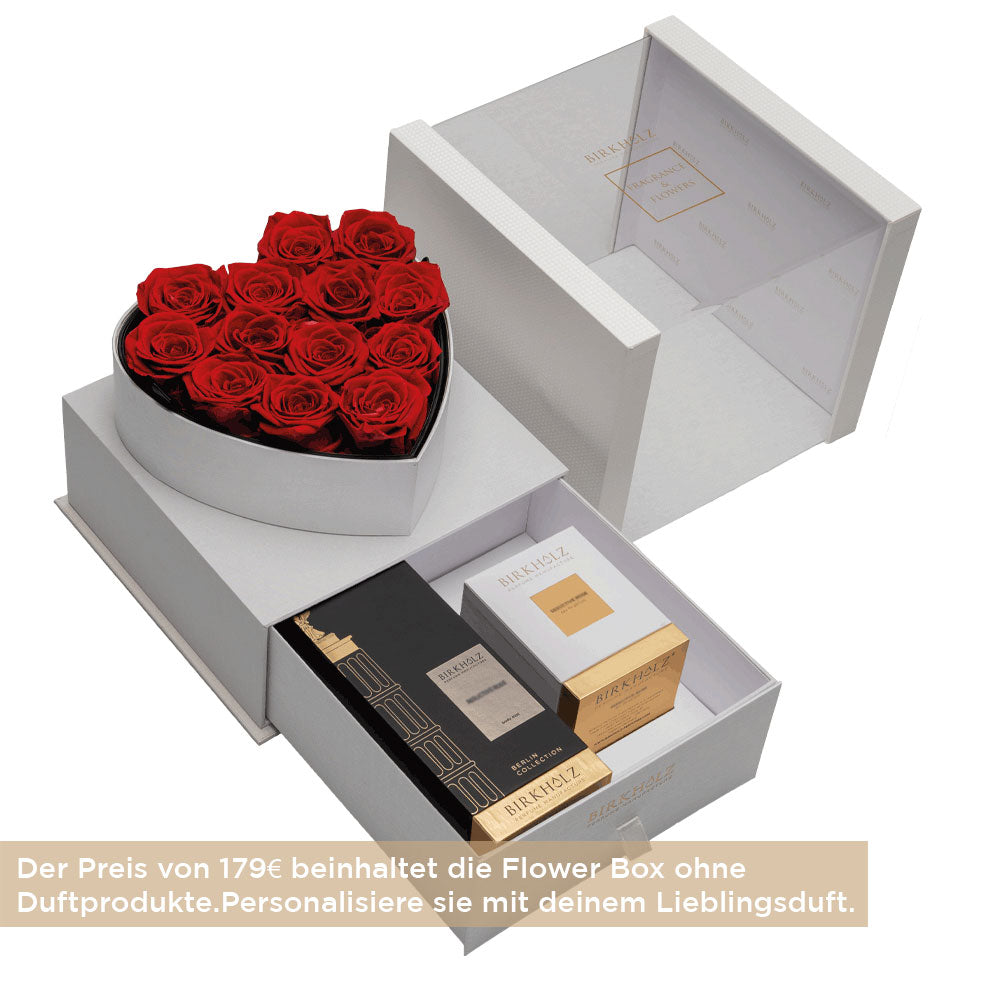 Parfum & Flowerbox My Heart (Blanc)