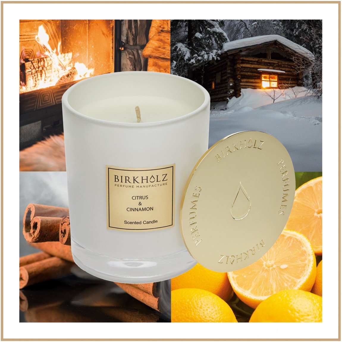 Scented Candle Citrus & Cinnamon - Birkholz Perfume Manufacture