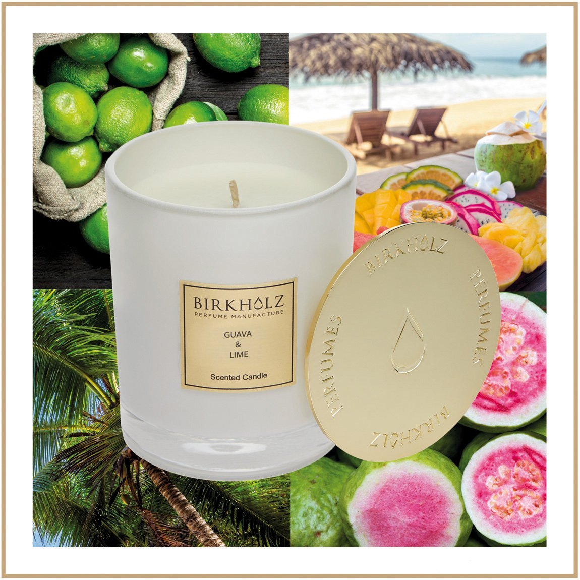 Scented Candle Guava & Lime - Birkholz Perfume Manufacture