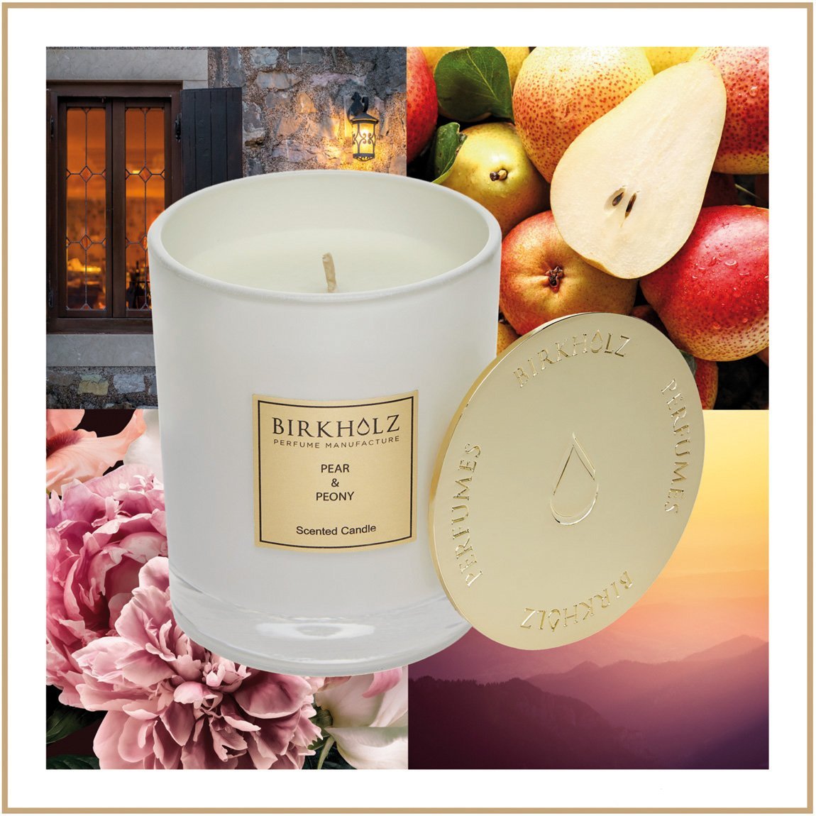 Scented Candle Pear & Peony - Birkholz Perfume Manufacture